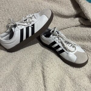 adidas White and Black Athletic Shoes